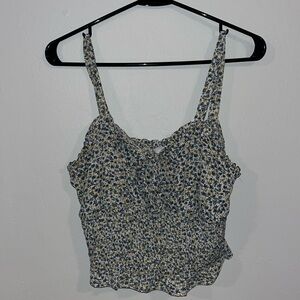 Cropped Floral Tank top